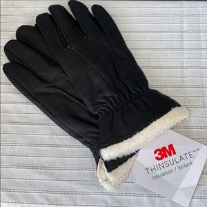 NWT LL bean deer skin women’s gloves M